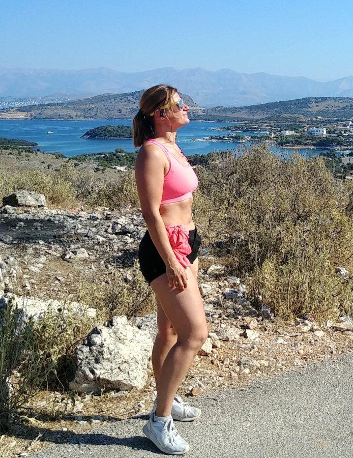 zdjęcie Neetris w Ksamilu w Albanii - bieg z widokiem na Korfu