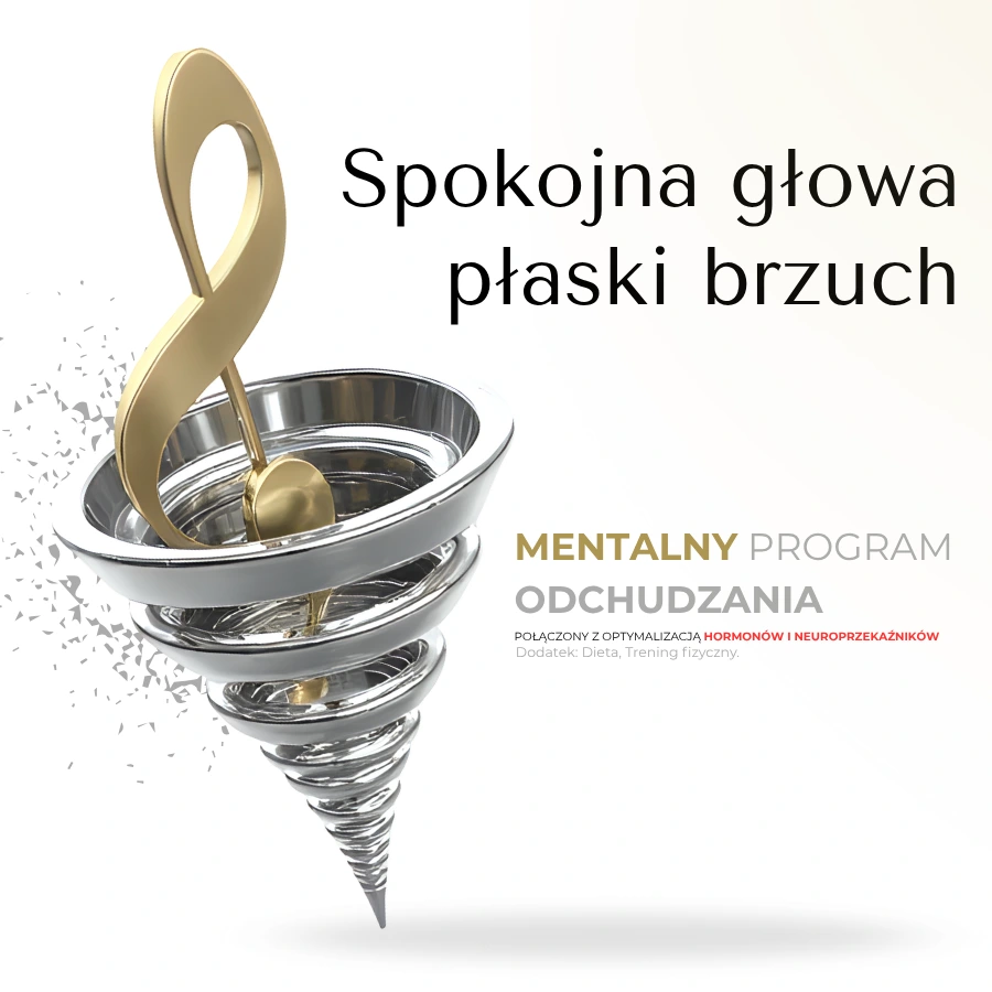 spokojna głowa - płaski brzuch mentalny program odchudzania